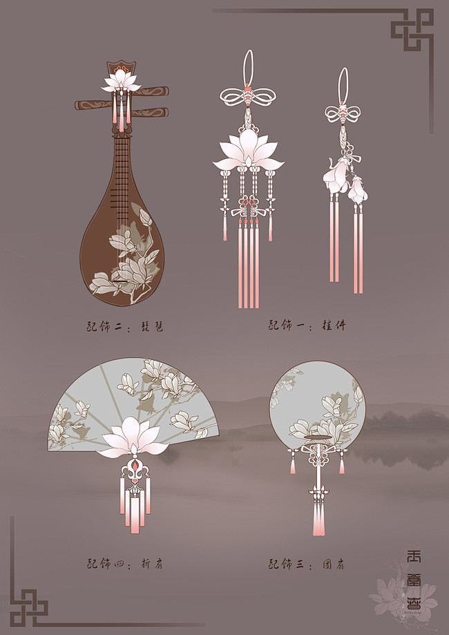 同人图 插画 壁纸 | 玉堂春-花开玉兰...