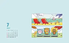 #KakaoFriends#可可朋友超话#KakaoFriends壁纸#七月一到，#Ryan#老狮就迫不及待地来海边玩水，还晒出了不均匀的“古铜肤色”。虽然很萌，但大家也要记得做好防晒哦~换上这份壁纸，希望这个夏天凉快一点，西瓜甜一点，开启2020萌趣下半年~ ​​​​