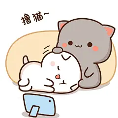 蜜桃猫 头像 表情包 卡通