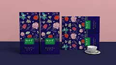 晨狮原创设计 丨 同仁堂旗下诚安堂花草茶包装设计-古田路9号-品牌创意/版权保护平台