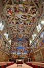 The Sistine Chapel, Italy.     one of my top 5 places in the world. awe-inspiring.