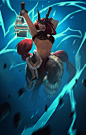 Freya _ Battlerite Promo Illustration , Alex Heath : Work done by myself in collaboration with the awesome team at Stunlock Studios for Battlerite. Especially thank you too:

Art director, Johan Aronson.
Senior Concept, Artist Johan Wahlback.
 Johan Ilves