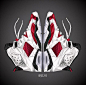 Air Jordan VI Art Carmines: 