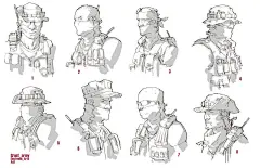 欧美风格超有爱的线稿_DaMai__0021