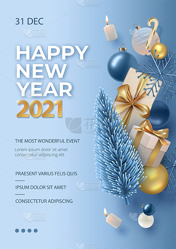 New Year Party Poste...