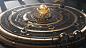 Steampunk Astrolabe/Orrery Table Close-up 1 by dchan