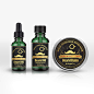 beard oil man beauty balm Label bottle cosmetics LAMA лама