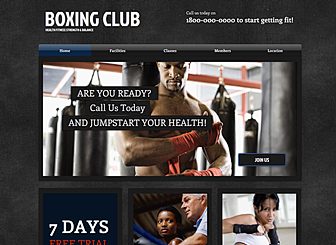 Boxing Club Template