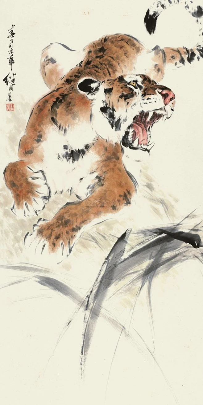 [转载]刘继卣笔下的狮虎猴