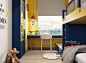 Yellow Kids' Rooms: How To Use & Combine Bright Decor : Examples on how to combine yellow decor and home accessories with other hues to create cool kids' bedroom schemes. Ranging from toddler bedrooms to teen rooms, these bedroom designs are filled wi