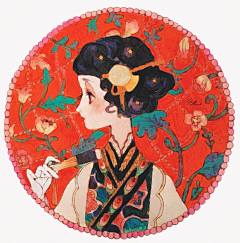 记发咯提拉姆塞采集到插画师 Yashiro Nanaco 复古风插画
