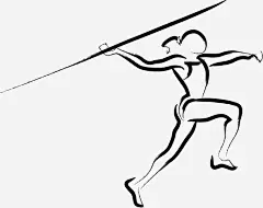 手绘水墨体育ai免抠素材_新图网 https://ixintu.com 手绘 水墨 体育 运动 标枪