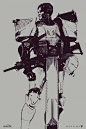 Destiny 2 Concept Art by Ryan DeMita | Concept Art World : Concept artist and illustrator Ryan DeMita has posted some of the early concept drawings he created for Bungie’s Destiny 2. Be sure to check out more Destiny 2 concept art and designs featured in 