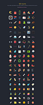 120+ Free Set PSD Colorful Ficons Icons
