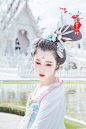 中国女孩穿汉服在泰国拍写真 红遍泰国网络 -天下趣图 - 东南网
