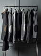 ♂ Masculine & elegance Men's fashion wear grey Elbow Patches. Back to Elbow Pads - Hackett Designer Menswear