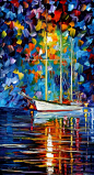 彩虹时刻——美国画家 Leonid afremov 作品