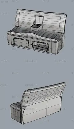 创意沙发多功能犀牛模型3D模型obj模型