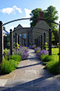 Heritage garden design in grounds of Blenheim Palace, by Nicholsons: 