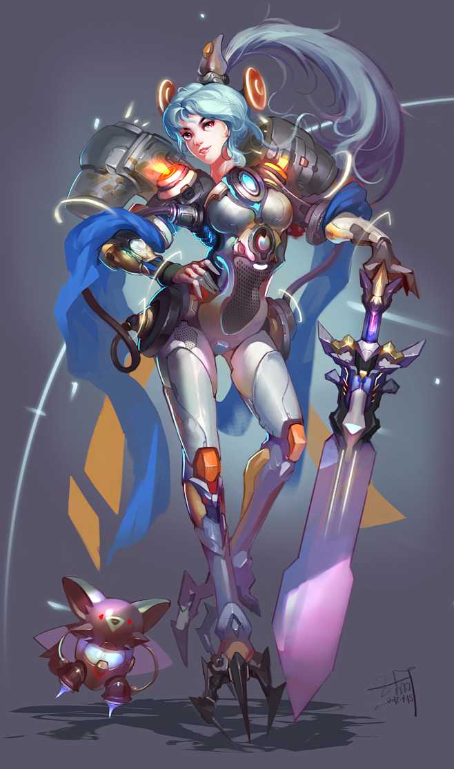 机甲女战士, eddy wang : 机...
