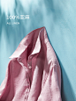 初棉老钱风白色亚麻衬衫套装女25春法国麻宽松衬衣/麻裤/开叉半裙-tmall.com天猫