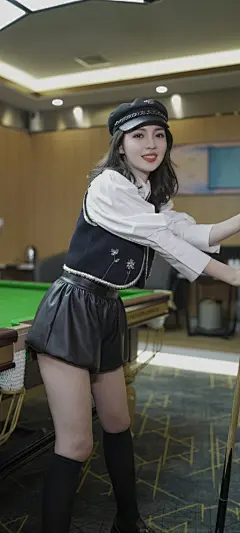 台球美女王钟瑶 全屏手机壁纸