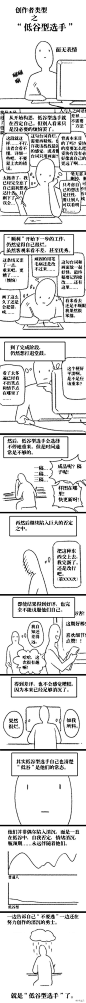 一个小漫画，低谷型选手。