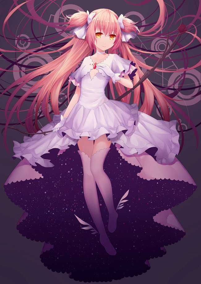 魔法少女小圆鹿目圆同人图插画壁纸圆神▽半次元第一