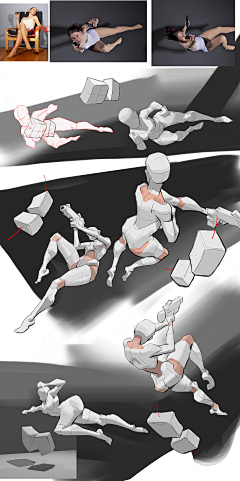 是个小果冻采集到pose 动作