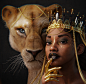 Ira and Amina, Funso Sylvester Dorgu : Princess Ira Giselle Is a fictional African princess with gold gifted powers. Her face painting is inspired by Nigerian traditional face decorations. Her crown adorned with crystals, crosses and chains incorporates s