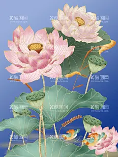 荷花国潮海报  - 源文件下载【酷图网】蓝色国潮海报,国潮海报,荷花国潮海报,荷花国潮,荷花海报,蓝色国潮,国潮新势力,国潮,海报,国风,国风海报,荷花,花,荷叶,莲蓬,莲子,荷塘,