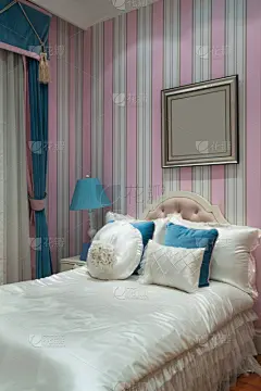 舒服,卧室,床,垂直画幅,住宅房间,式样,无人,装饰物,家具,现代