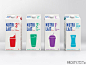 Nutrilait 牛奶包装设计 - 食品包装设计 - #UI# #主页面# #界面# #icon# 采集@设计工厂