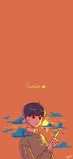 超好看的男生插画壁纸

画师：ryepe ​​​​