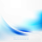This contains an image of: Abstract Blue White Wave Background Template