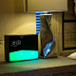 BEDDI Glow Intelligent Alarm Clock with Wakeup Light and Bluetooth Speaker@北坤人素材