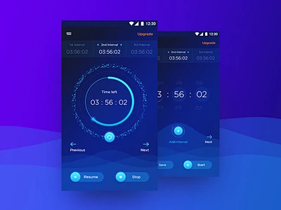 Timer app for Android-花瓣网