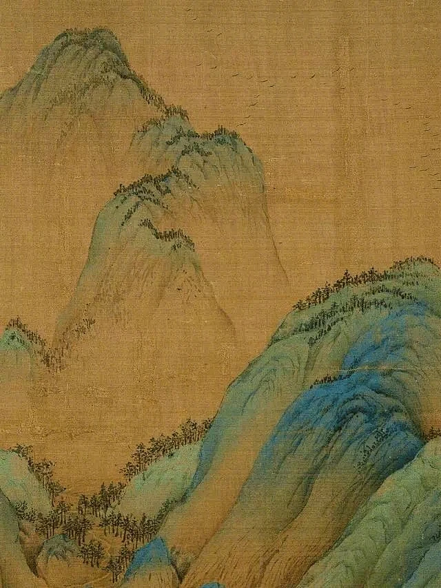 咫尺之间有千里之趣。 《千里江山图》卷 是北宋18岁的天才少年王希孟 唯一传世之作 12米巨幅长卷 即画出了惊艳世人的青绿山水 画卷上的石青石 ...