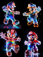 browntimothy_Super_Mario_of_semi_transparent_holographic_Materi_2fb2554c-7362-4a04-a51e-ca59ef25f572