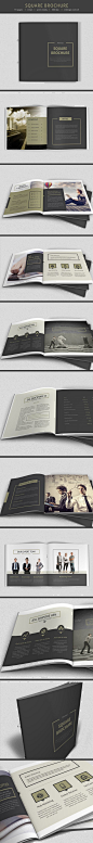 16 page professional, clean, brochure template Just drop in your own photos and texts.