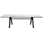 Maat Dining Table by Gallotti and Radice in Marble with Brass Details For Sale at 1stdibs