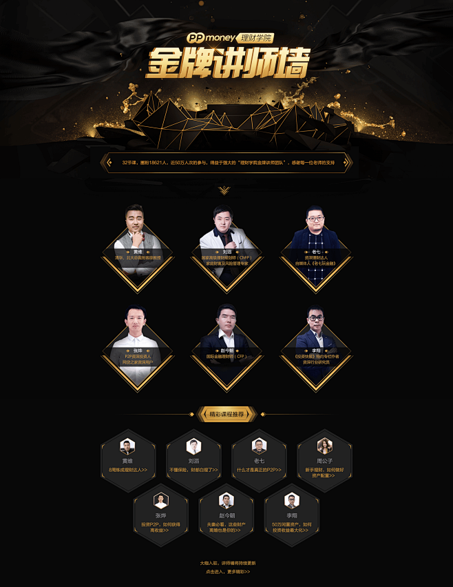 金牌讲师墙PC,金牌讲师墙PC
