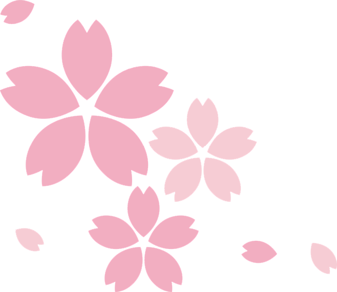 日式粉色手绘水彩樱花图案Sakura矢量...