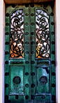 Doors - Stained Glass & Iron