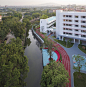 佛山·龙江外国语学校附属小学改造（旺岗小学） - hhlloo : 水乡河畔的流动校园