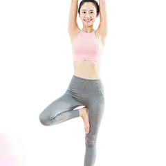 [美工云]营养膳食瑜伽健身专题合成PSD海报_模特免抠PNG：