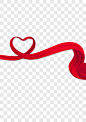 红丝带装饰图案PNG图片➤来自 PNG搜索网 pngss.com 免费免扣png素材下载！