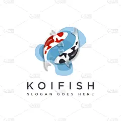 品牌名称,自然,锦鲤,合作系列,商务,阴阳符,模板,池塘,现代,自然美