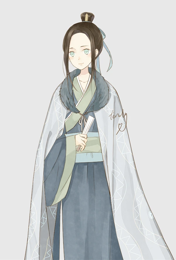 晚娘图片_插画/所谓伊人，思念流年图片素材-花瓣网