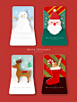折叠立体 圣诞贺卡 卡片版式 圣诞节海报设计PSD tid279t000600